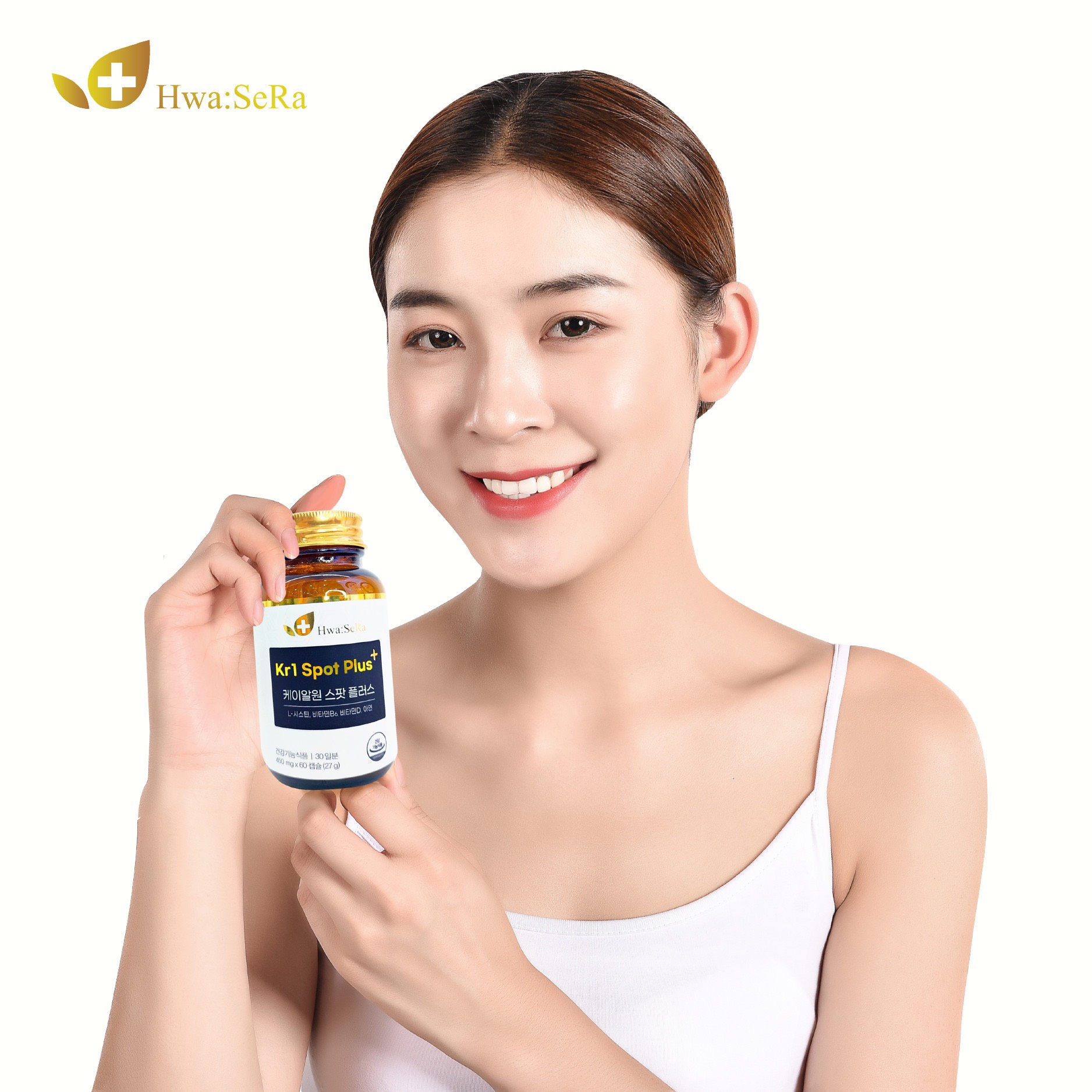 Viên uống hỗ trợ điều trị nám và làm trắng da Hwa:SeRa Kr1 Spot Plus+ 