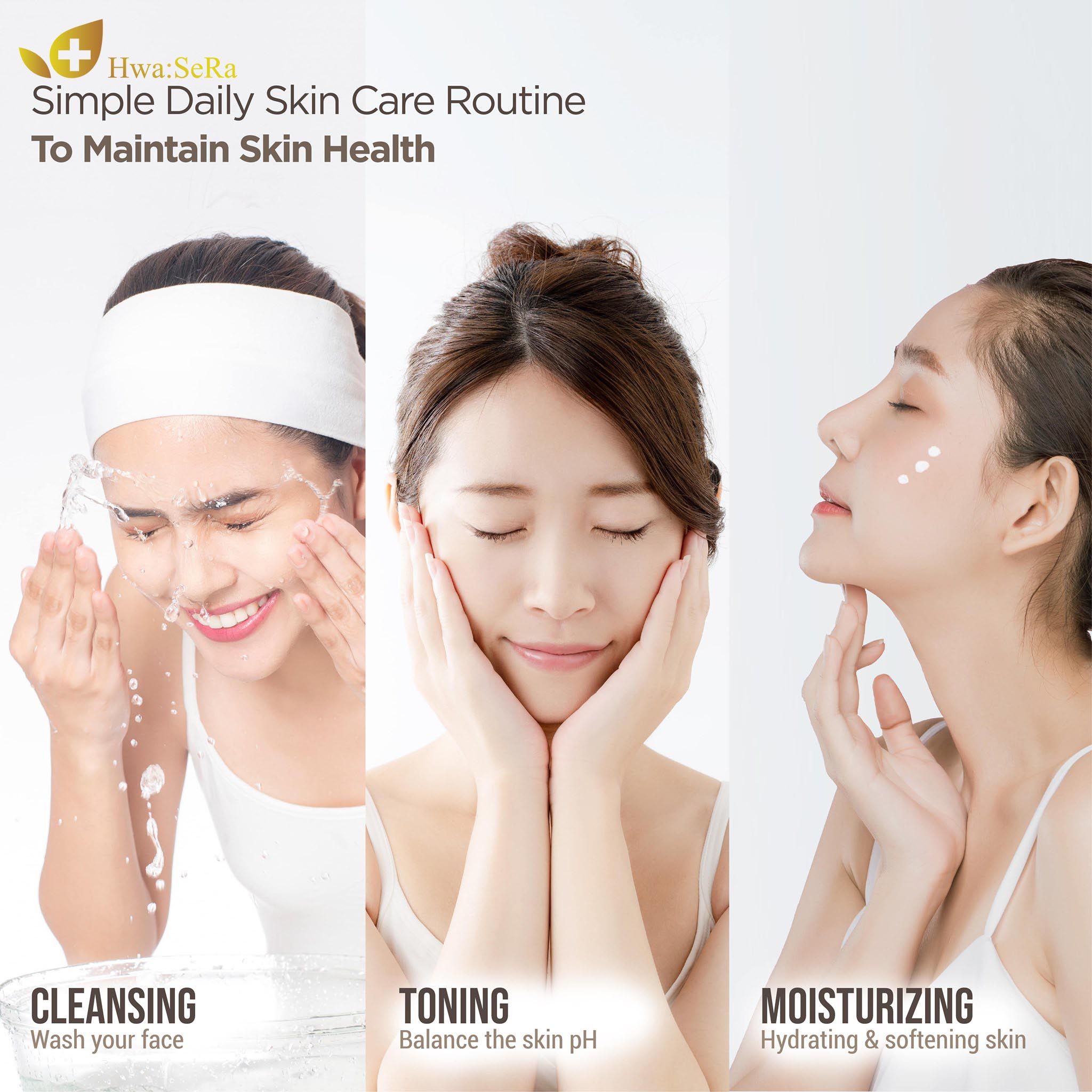 Dưỡng Da Đẹp Như Hàn Quốc Nguyên tắc CTM (cleansing – toning – moisturizing) là bắt buộc
